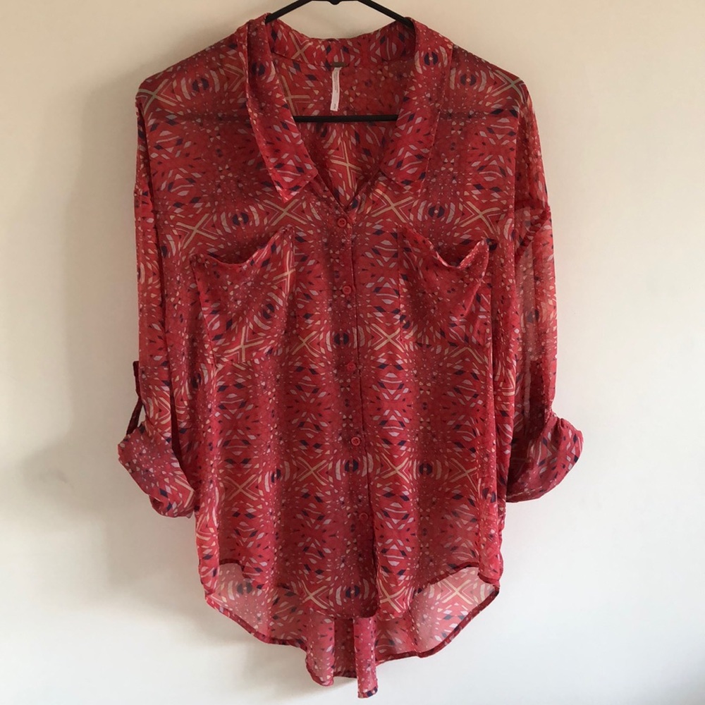 Funky yet Professional Free People Blouse